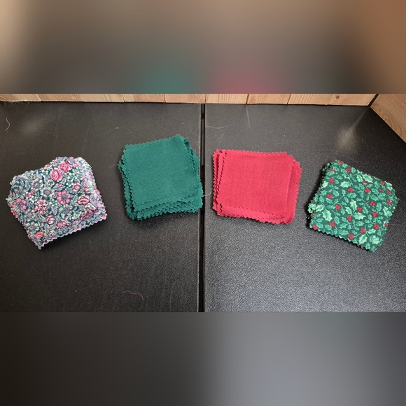 Other - Green and Red Fabric Swatches